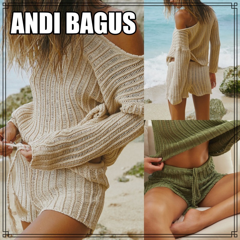 【ANDI BAGUS】ウエスト調整可 ミニ丈 ショートパンツ