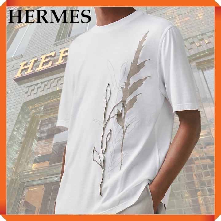 ３Ｄプリントが引き立つ【Hermes】「ハービエ3D」Tシャツ