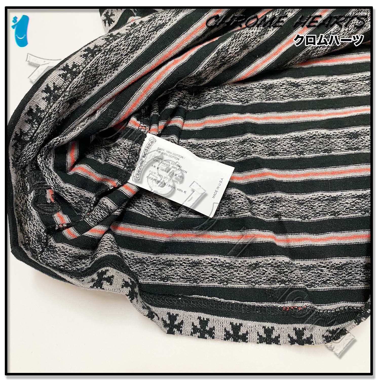 CHROME HEARTS MATTY BOY マッティボーイ ボーダー Tシャツ 半袖