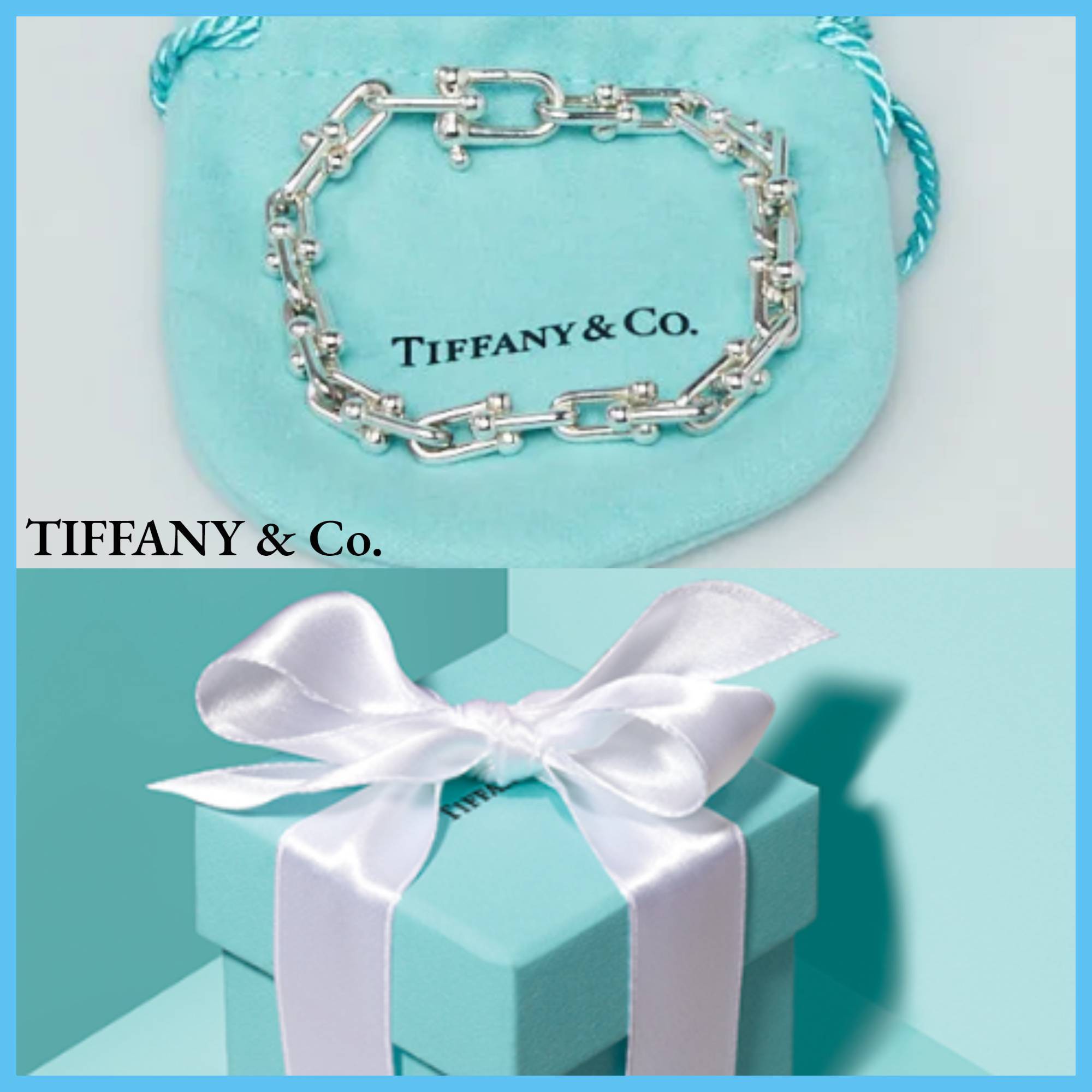 ペアも素敵♪大人気☆Tiffany & Co☆スモールリンクブレスレット