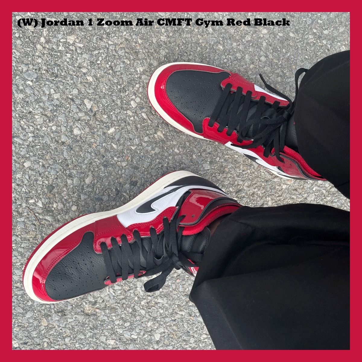 送料・関税込 ★ NIKE (W) Jordan 1 Zoom Air CMFT Gym Red