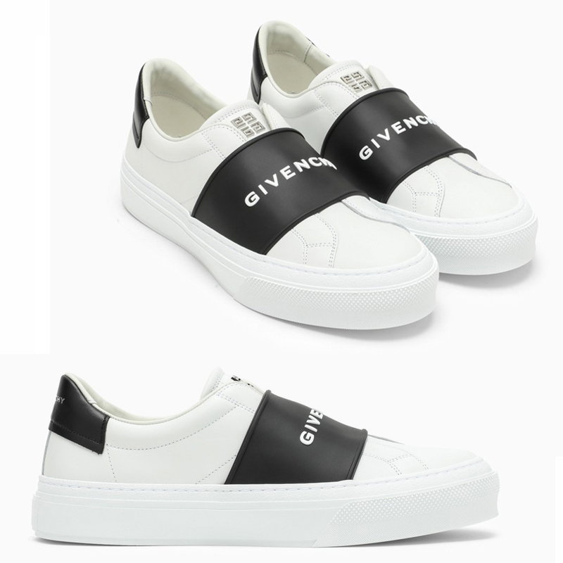 関税負担なし☆GIVENCHY CITY SPORT ロゴ レザー スニーカー