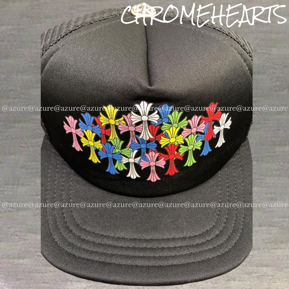インボイス原本♪直営店CH♪CEMETERY CROSS マルチカラー CAP 黒