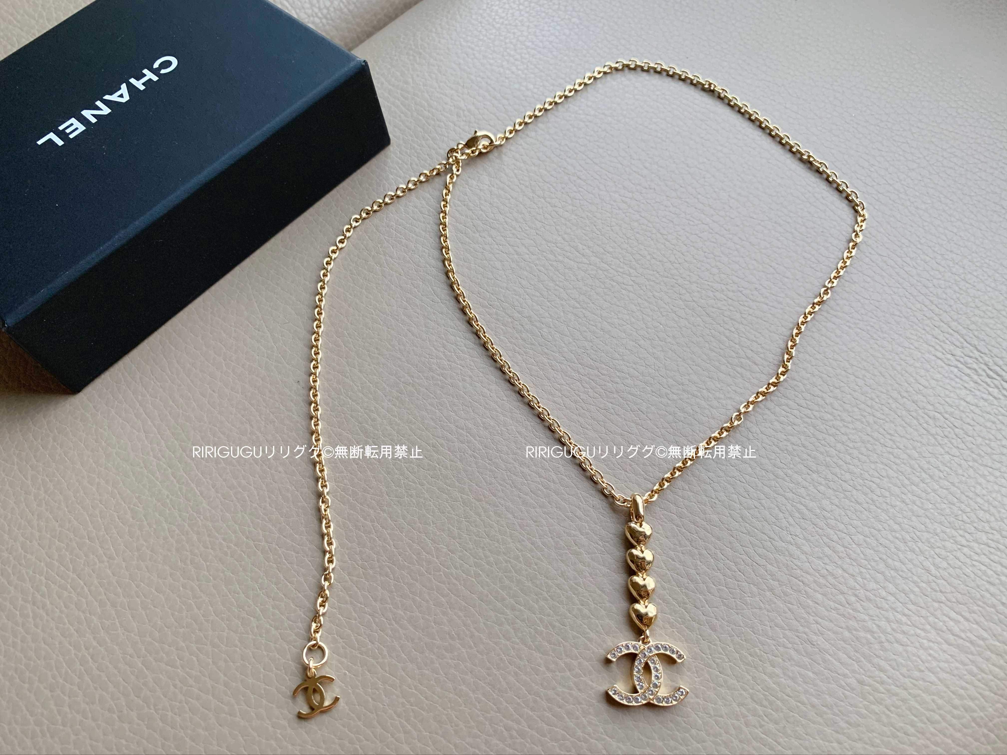 2025SS【CHANEL】ハート×CCロゴ ネックレス シャネル)ABA263 ハートCCロゴ ネックレス・ペンダント