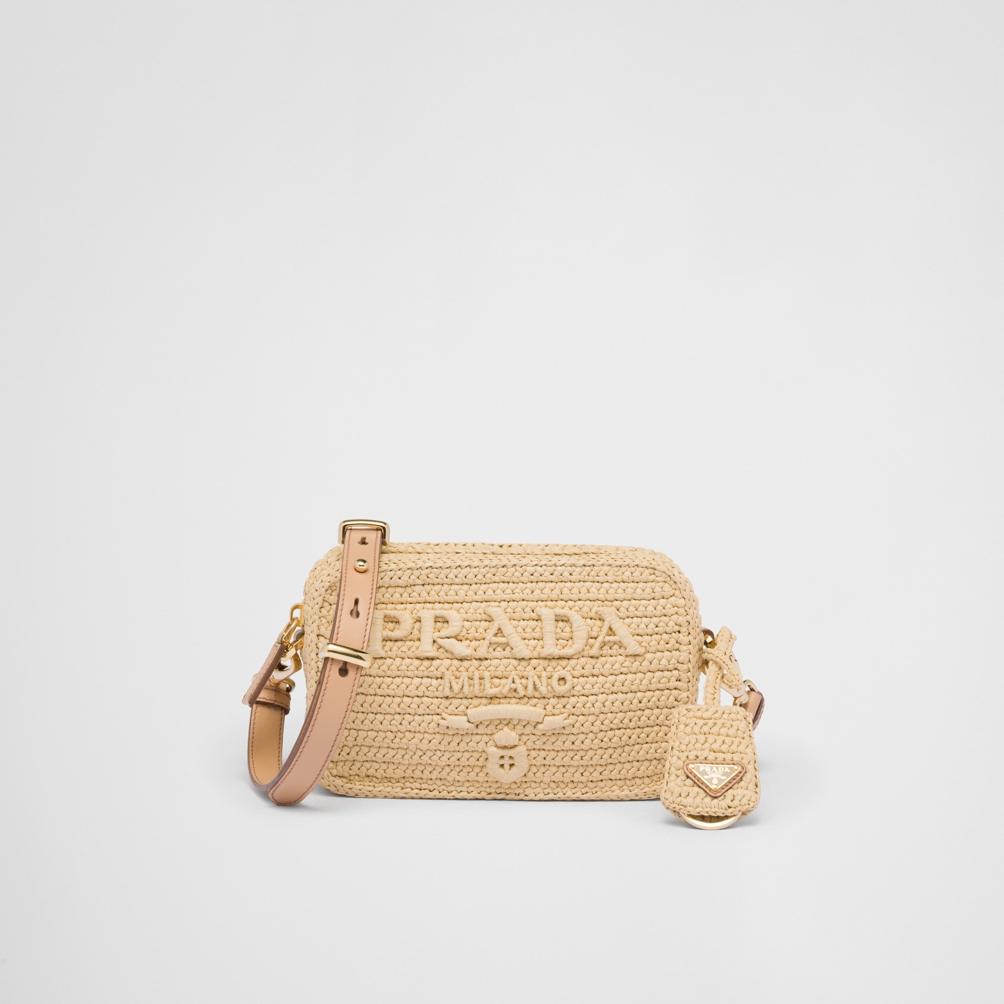 PRADA かぎ針編みのポシェット ミディアム PRADA(プラダ)かぎ針編みショルダーバッグ (PRADA/ショルダー
