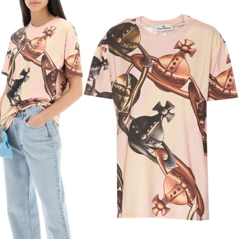 ★vivienne westwood★Orb Chain レディース Tシャツ 半袖