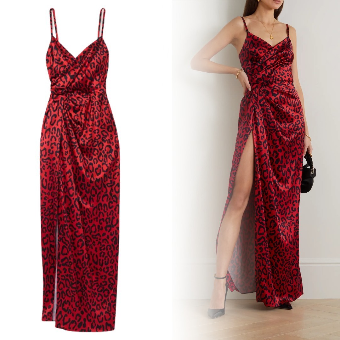 (送料・送料込)DOLCE & GABBANA ドレープ&ドットプリント ドレス L54DH8HS5TV_HA5PC_0.jpg