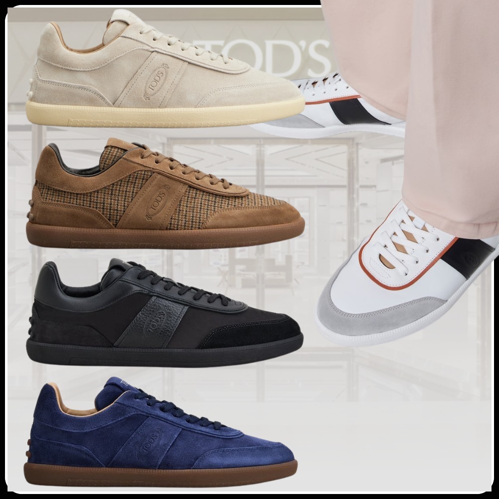 送料込直営店*TOD`S* タブズスニーカー