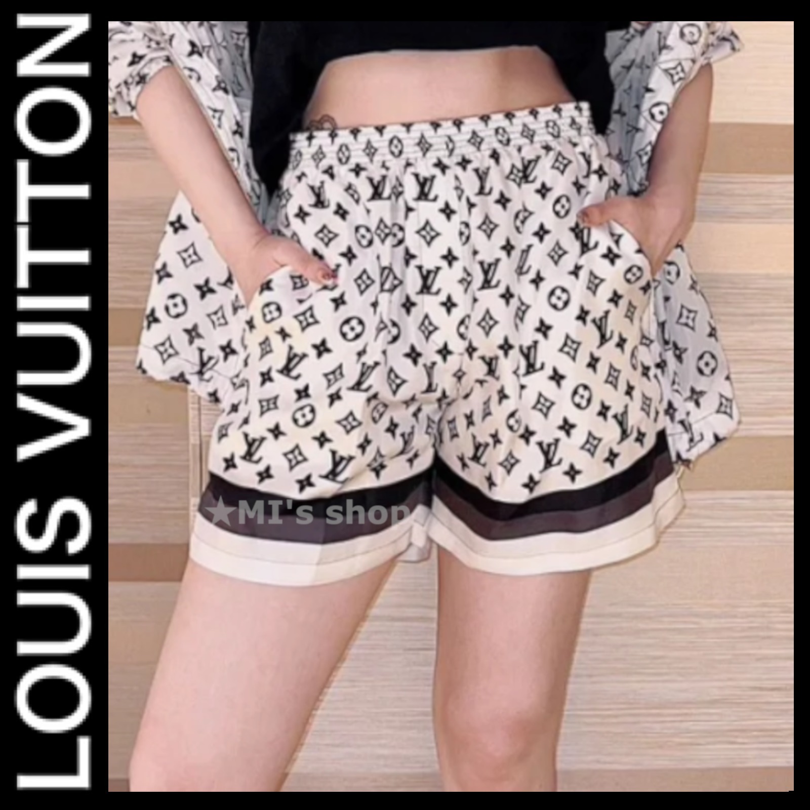 Shop Louis Vuitton 2023-24FW Short Casual Style Silk Street Style