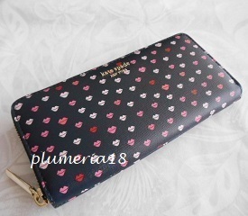 sale! ケイトスペード−sylvia lips slim continental wallet