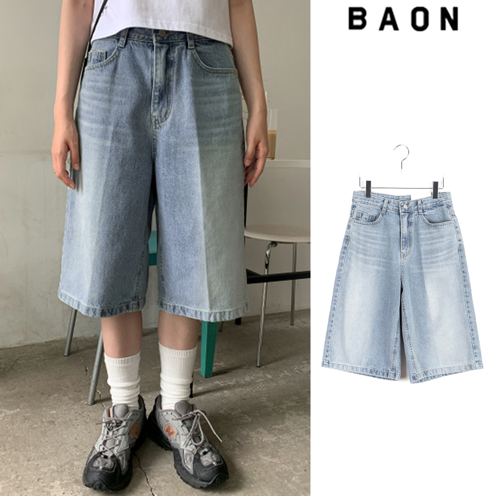 【BAON】Rommie Bermuda Denim Pants