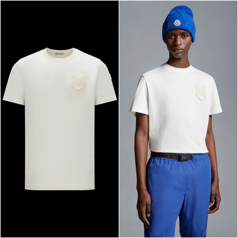【MONCLER】Tシャツ コットン クルーネック ショートスリーブ MONCLER】Tシャツ コットン クルーネック ショートスリーブ