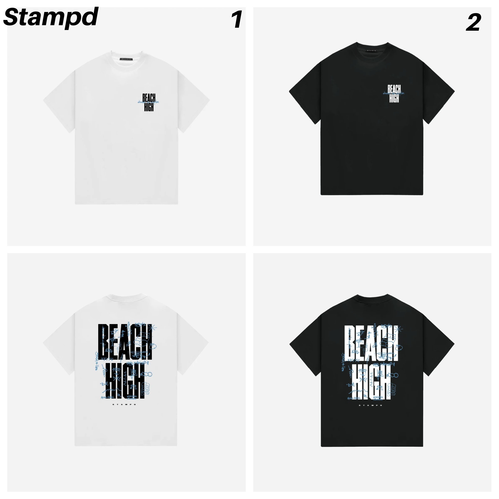 【STAMPD】BEACH HIGH RELAXED TEE