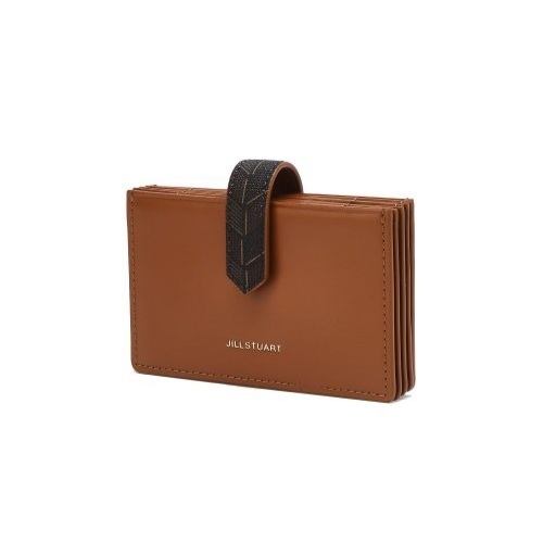 JILLSTUART◆ROSELLA PATTERN LEATHER ACCORDION CARD WALLET