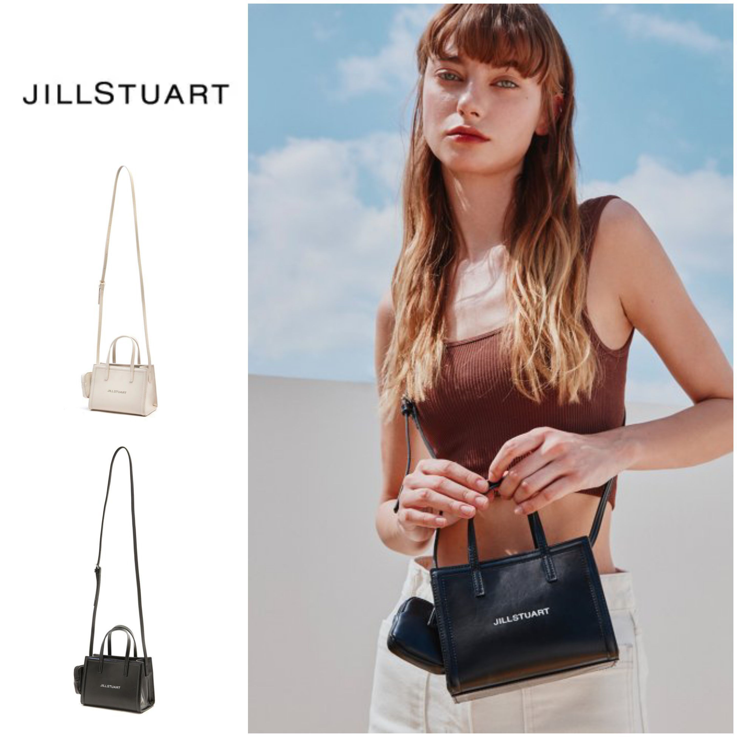 ショルダーバッグ・ポシェット JILLSTUART Vegan leather mini tote and crossbody bag
