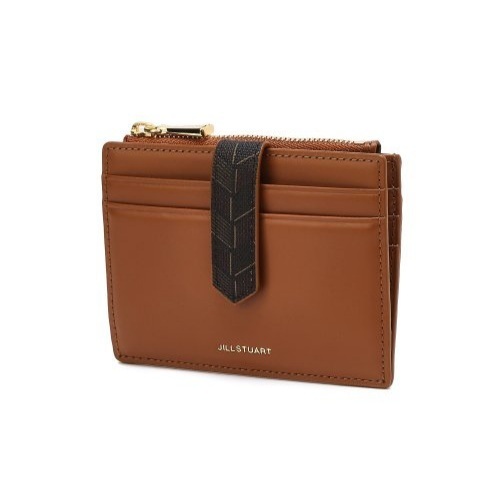 正規品保証・送料込み◆JILLSTUART◆BROWN ZIPPER カード 財布
