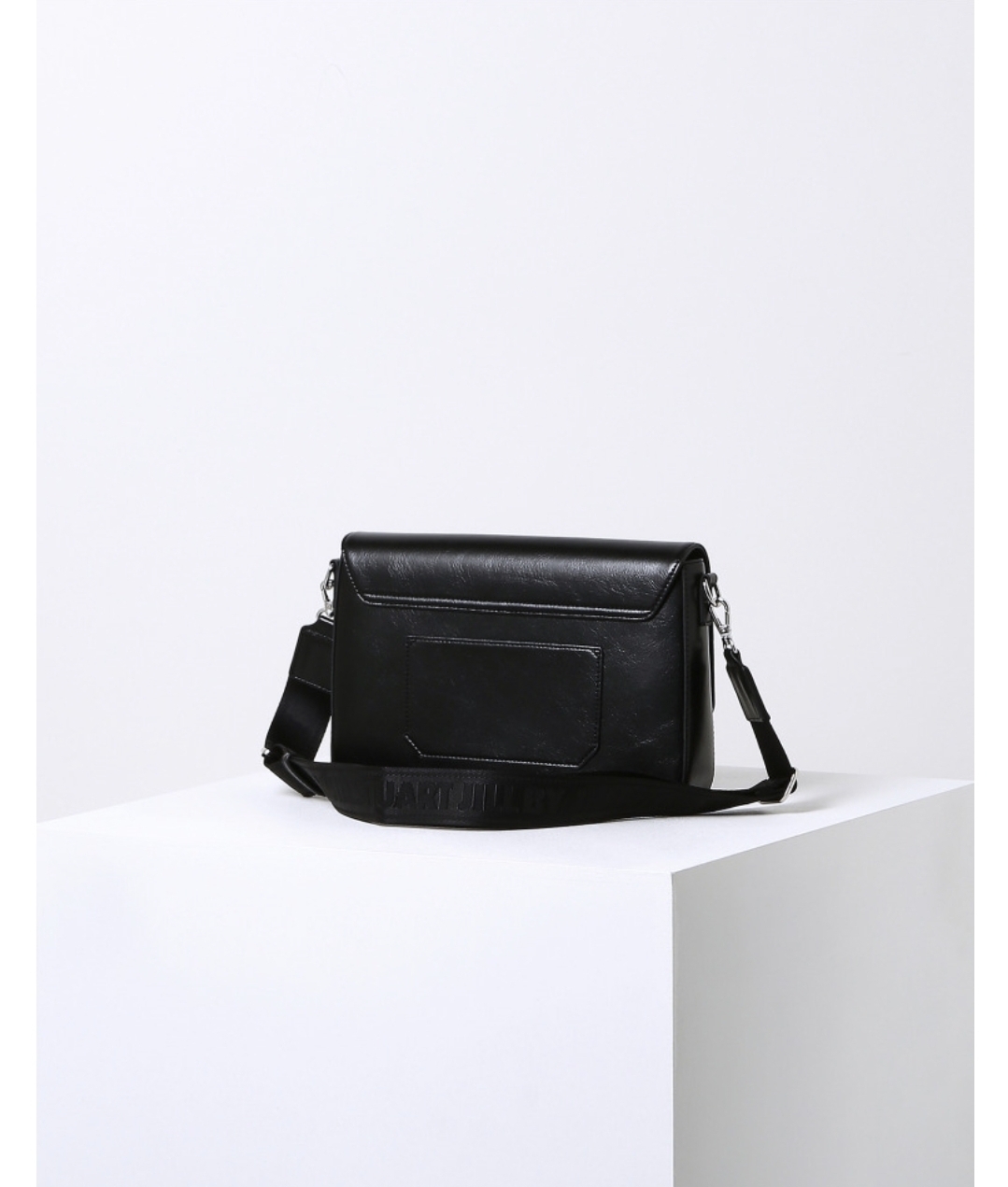 ◆JILLSTUART◆Black Logo Webbing Medium Crossbody Bag ◇JILLSTUART◇Black Logo Webbing Medium Crossbody Bag
