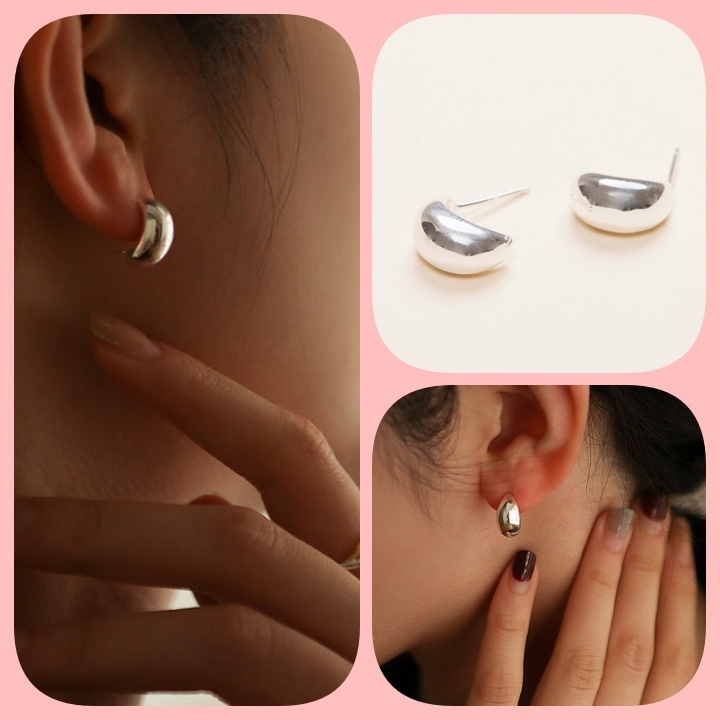 NY発！Dome Stud Earrings ピアス【Shapes Studio】国内配送