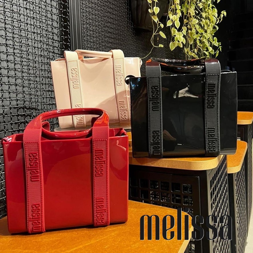 ◆melissa◆送料込追跡付♪雨の日のおしゃれに♪洗えるバック