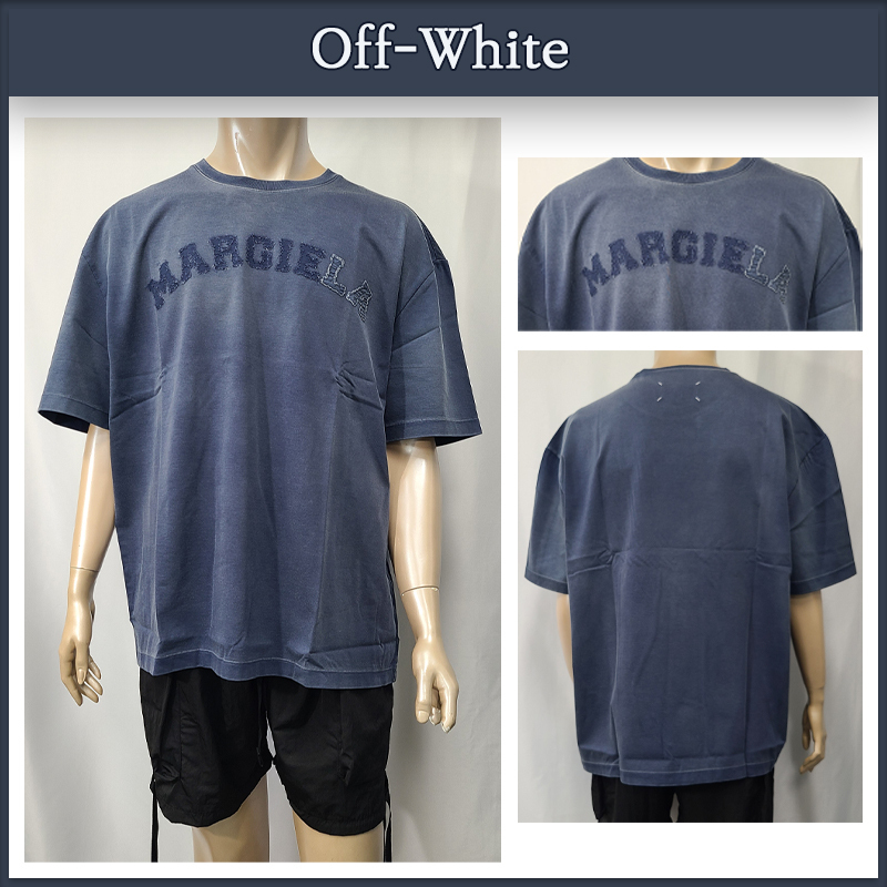 【Maison margiela】★送料・関税込★23SSロゴ 刺繍 半袖Tシャツ