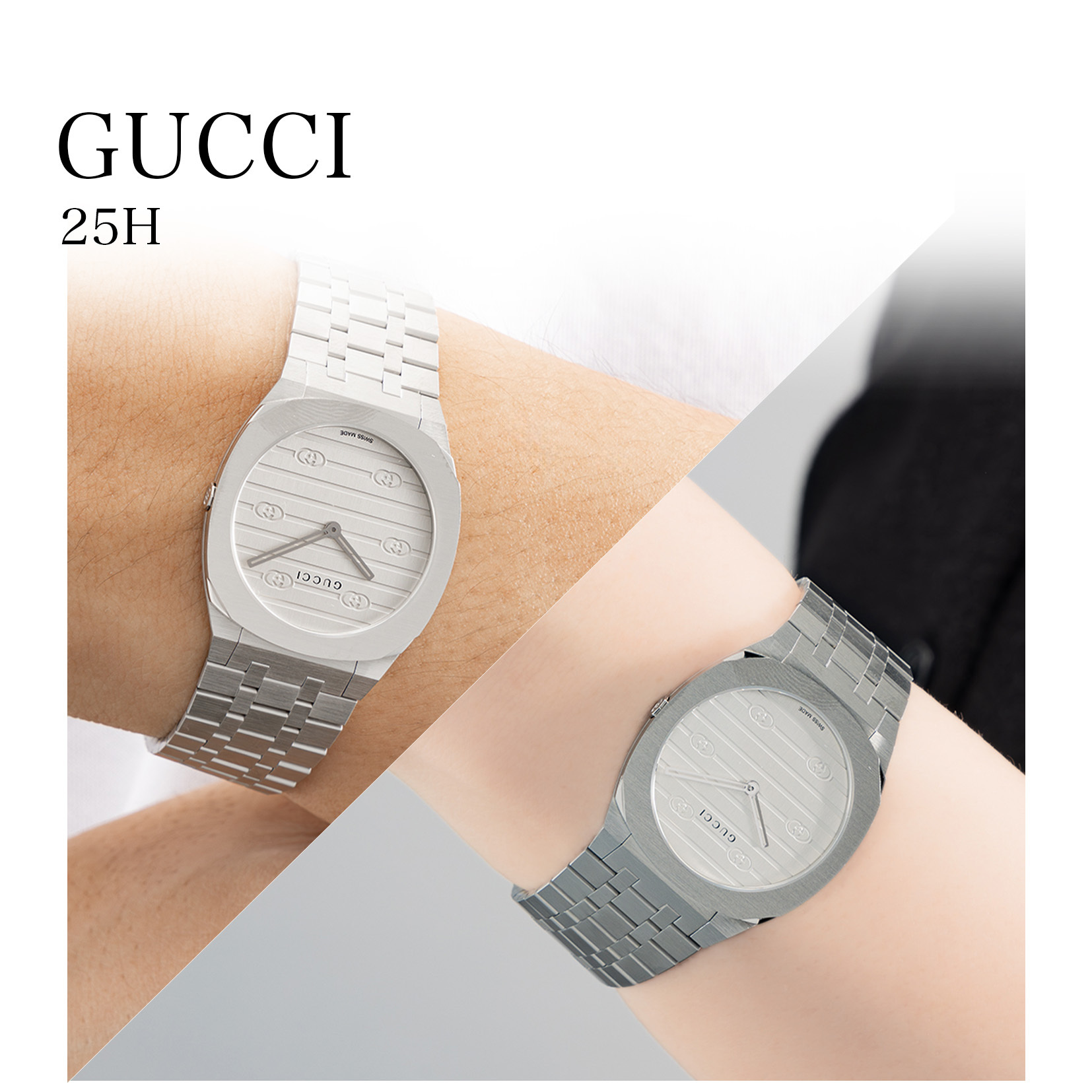 【NEW】GUCCI 25H YA163501 レディース 腕時計 人気 プレゼント