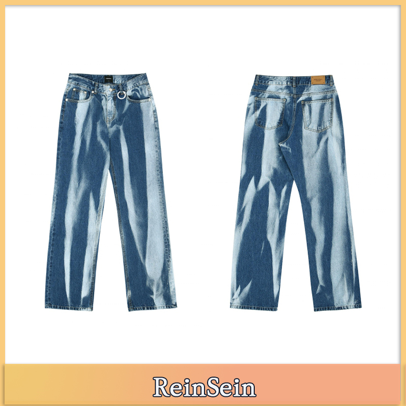 【ReinSein】★送料・関税込★ウォッシュドパターンデニムパンツ