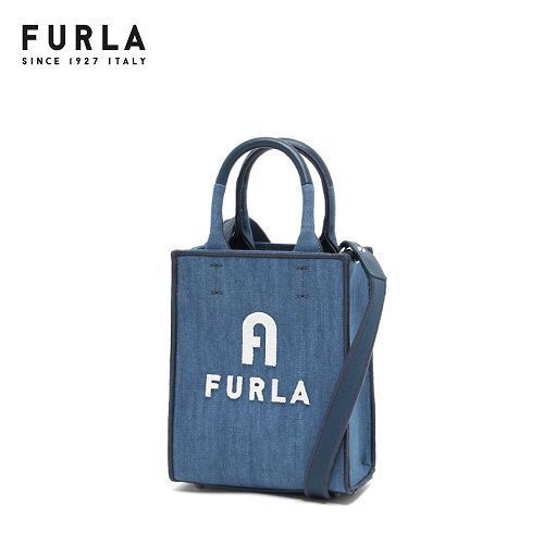 ☆FURLA☆ OPPORTUNITY Tote Mini 2wayトート BLU JAY♪