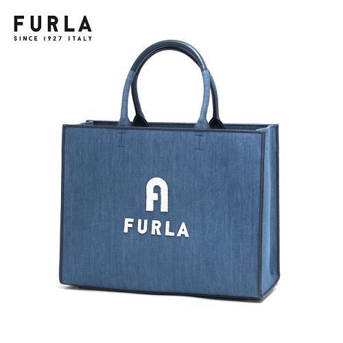 ☆FURLA☆ OPPORTUNITY Tote L トートバッグ BLU JAY♪