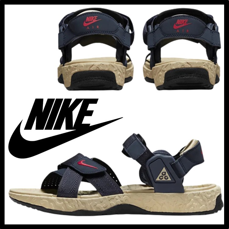 ★関税込★NIKE★NIKE ACG AIR DESCHUTZ PLUS NAVY★23-30cm★