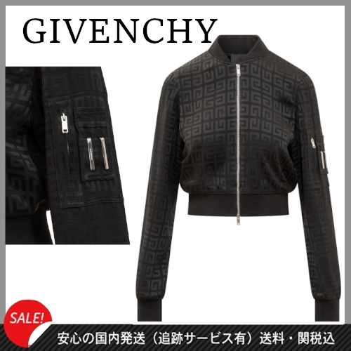 セール【GIVENCHY】4Gクロップドボンバージャケット★送料関税込