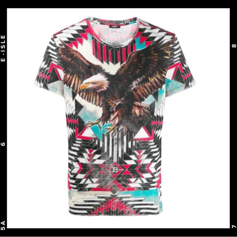 希少【BALMAIN】EagleプリントTシャツ