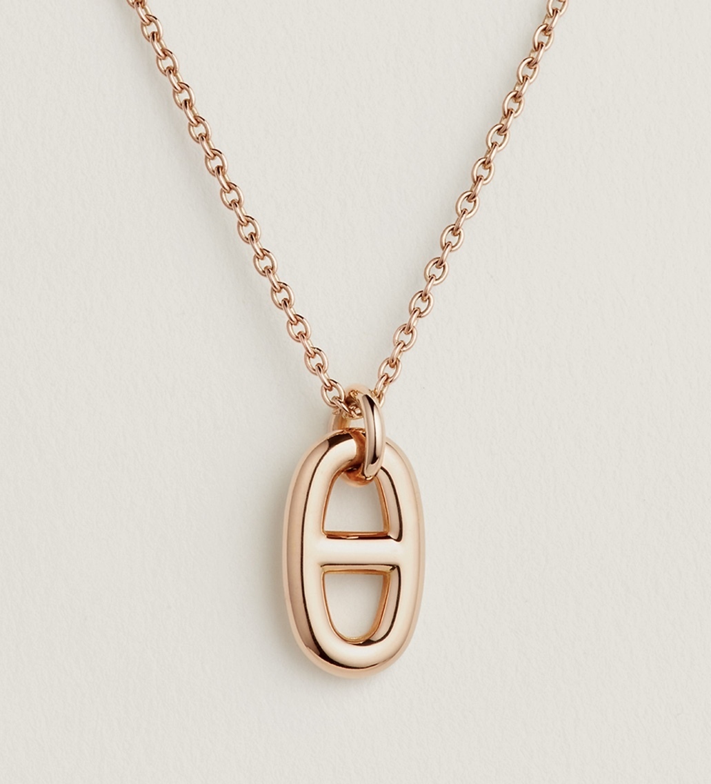 Hermes★Farandole pendant, small model シェーヌダンクル Gold