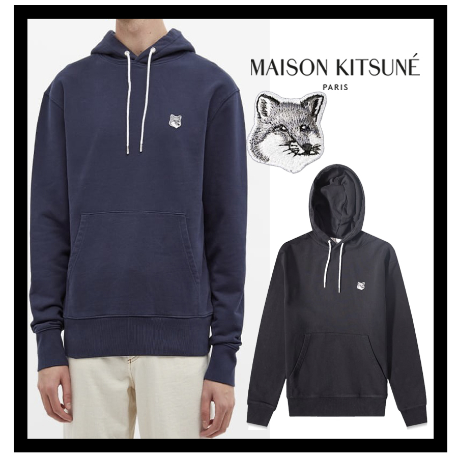 ★MAISON KITSUNE★ メゾンキツネ パッチ フードスウェット