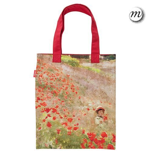 RMN モネのケシ畑モチーフ トートバッグ