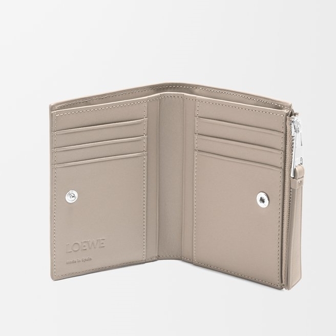 LOEWE-パズルスリムコンパクトウォレット（クラシックカーフ