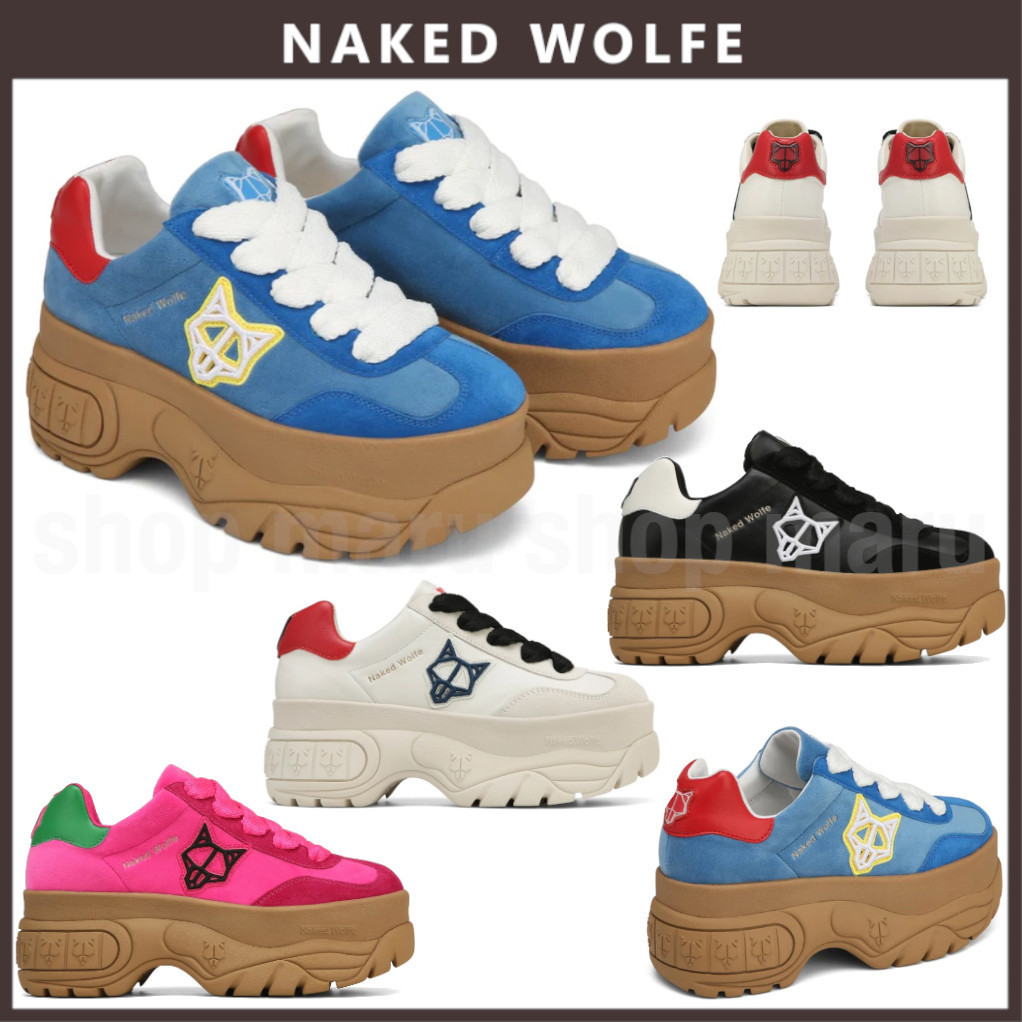 NAKED WOLFE ★ スエード スニーカー 国内未発売】*Naked Wolfe* Snatch 厚底スエードスニーカー