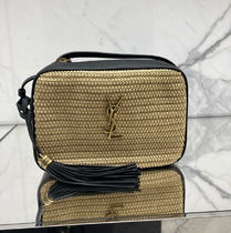 【Saint Laurent】LOU ルー ラフィア ショルダーバッグ