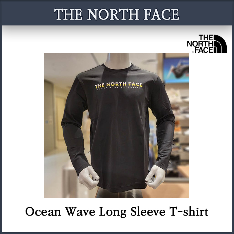 【THE NORTH FACE】男女兼用★オーシャンウェーブ長袖Tシャツ