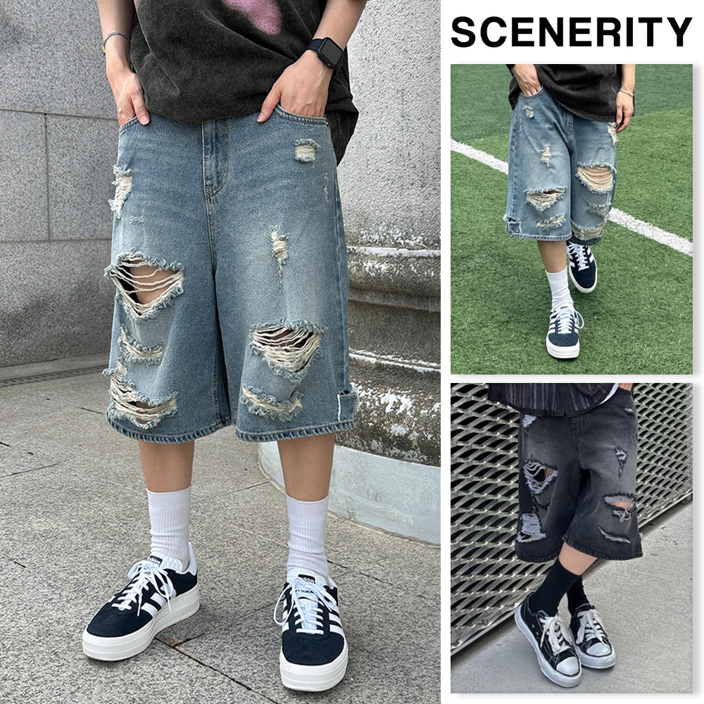 【SCENERITY】Burning This Bermuda Jeans