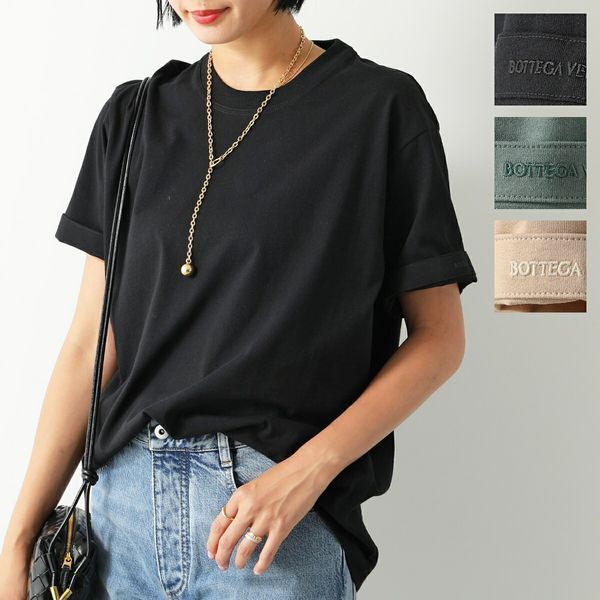 BOTTEGA VENETA 半袖 Tシャツ 744965 VF1U0 刺繍ロゴ