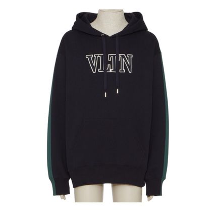 22AW Valentino ヴァレンティノ VLTN パーカー ネイビー M