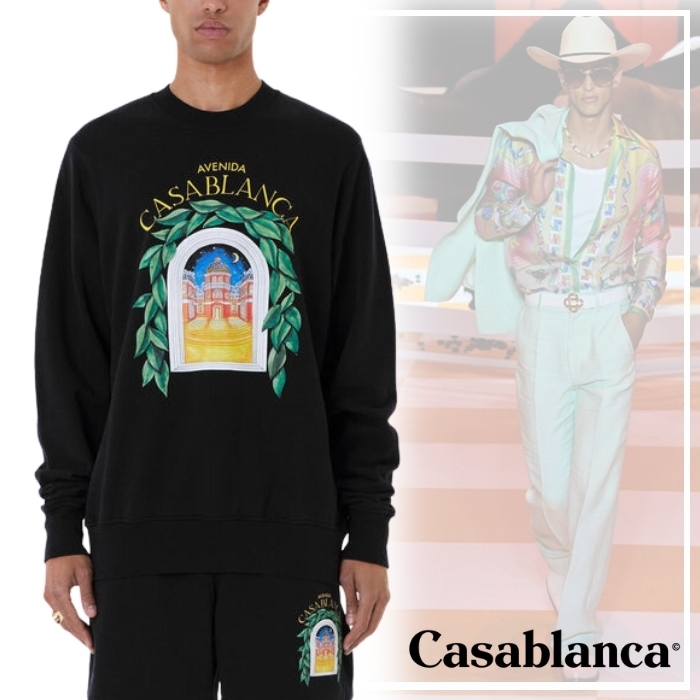 洗練された【Casablanca】アベニーダ スウェットシャツ 23SS新作