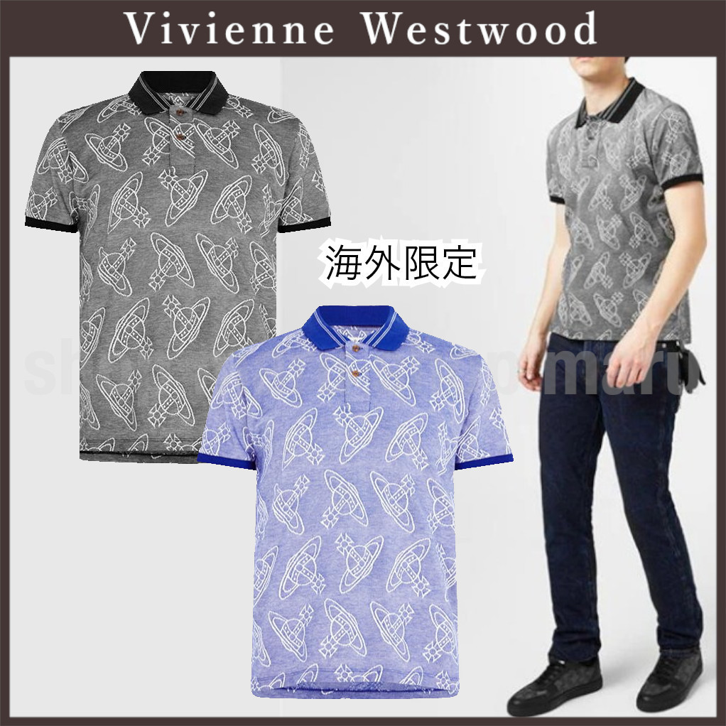 Vivienne Westwood◆海外限定◆ORB コットン 半袖 ポロシャツ