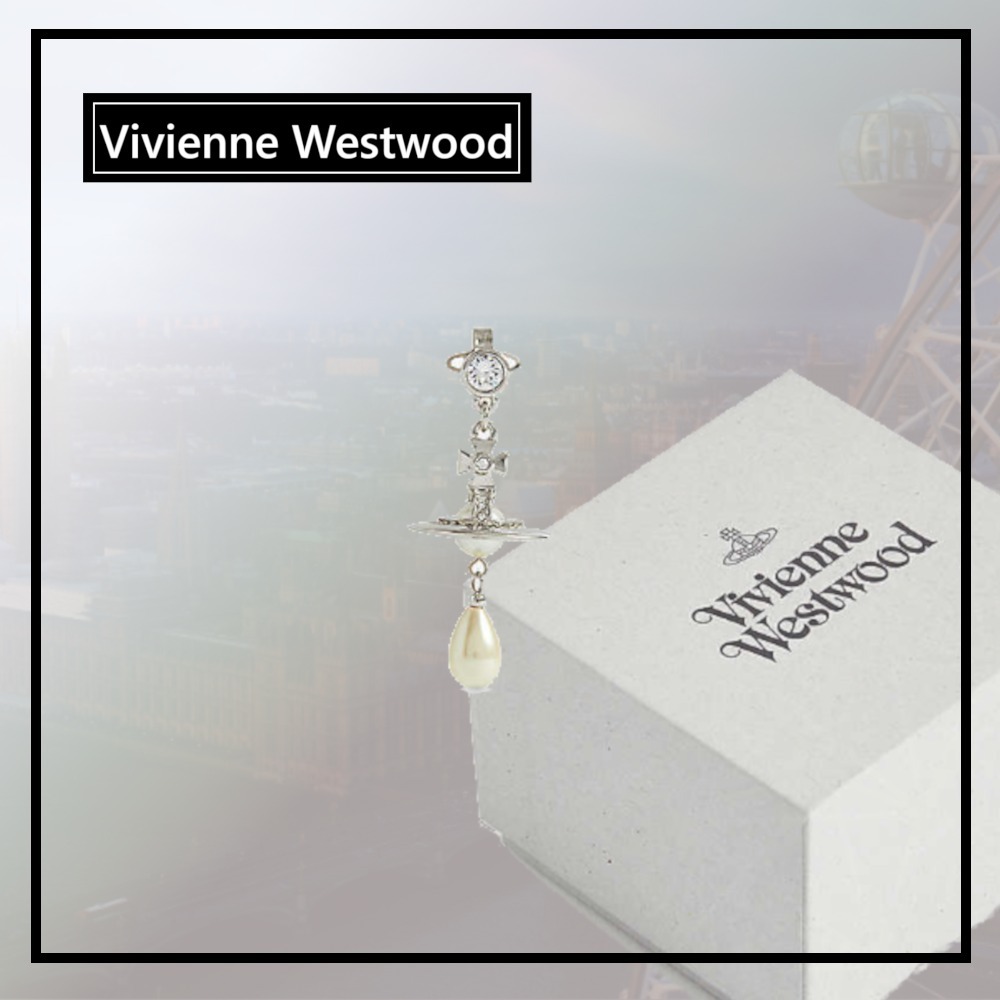 【Vivienne Westwood】オーブ 真鍮 シングル ピアス