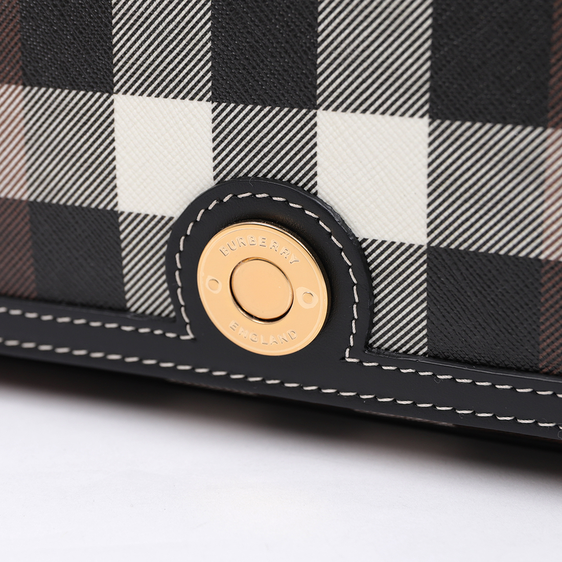 Burberry 8102736C1408 関税送料込 BURBERRY バーバリー トートバッグ 8049117 メンズ PVC×レザー