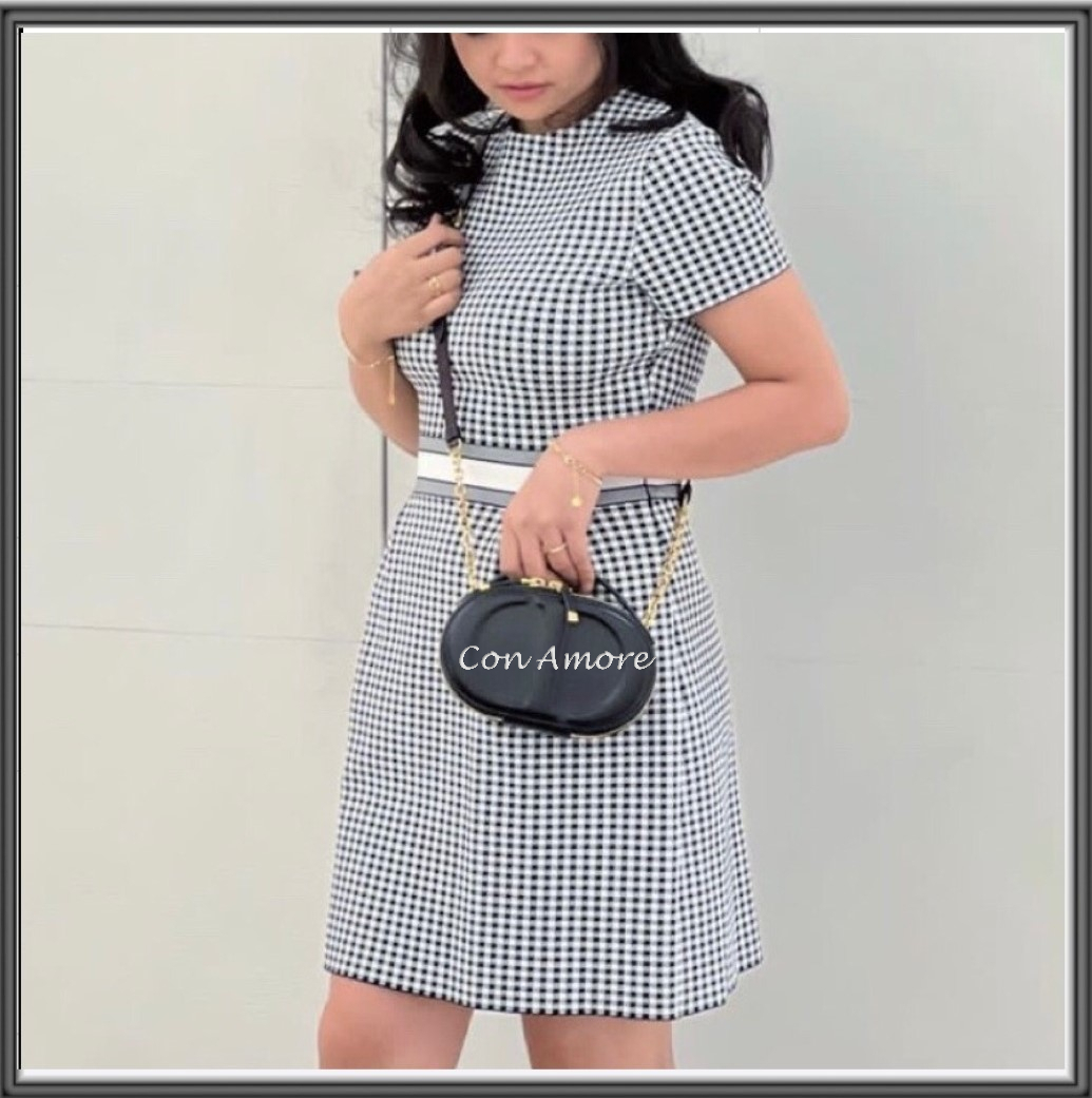 大人可愛いチェック柄♪】Dior Check´n´Dior フレアドレス