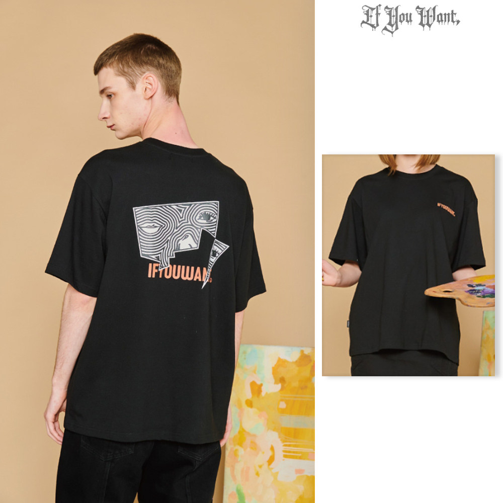 【IFYOUWANT】Face path T-shirt