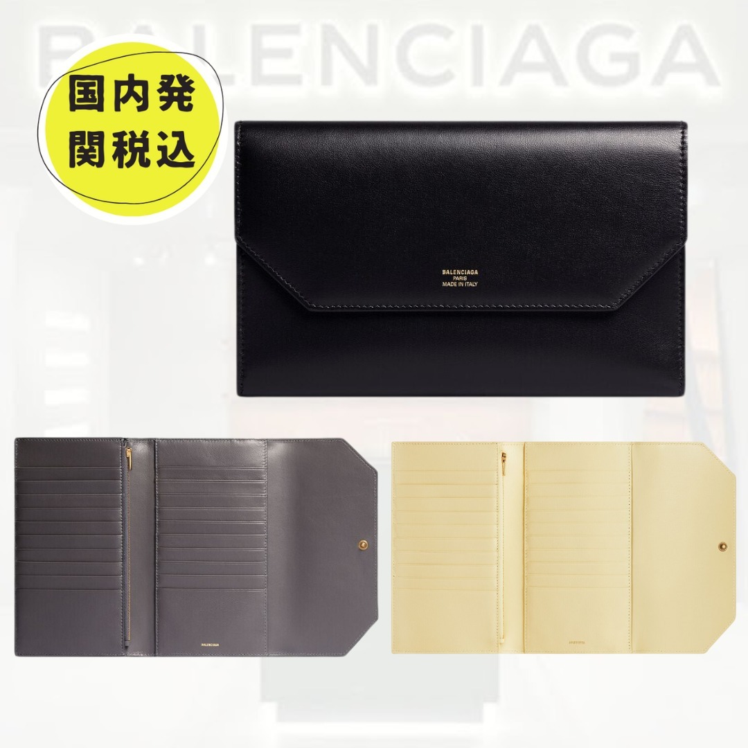 国内即発+BALENCIAGA+ENVELOPE スリム ロングウォレット