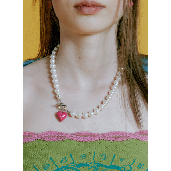 【VINTAGE HOLLYWOOD】Point Heart Pearl Necklace★送料無料 VINTAGE HOLLYWOOD】Point Heart Pearl Necklace☆送料無料