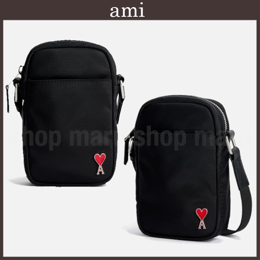 AMI PARIS◇Ami de Coeur ハート ロゴ スマートフォン ポーチ 人気